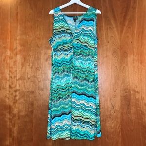 NTCO Nomadic Traders dress XL blue/green